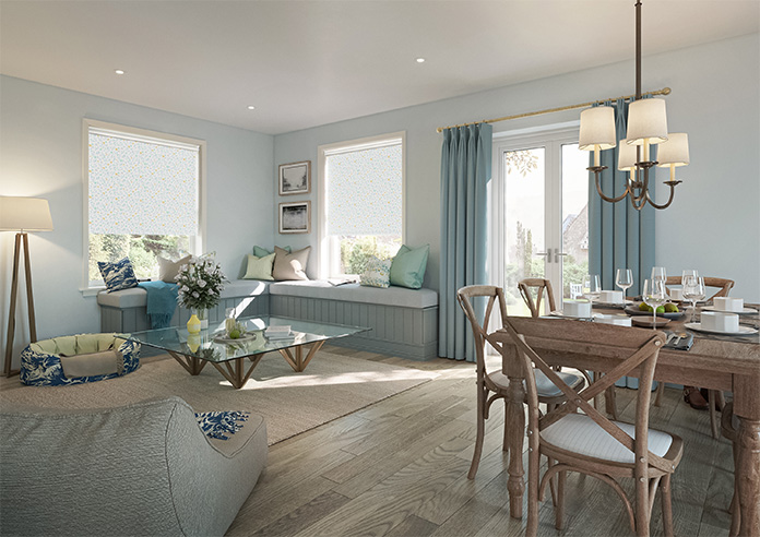 Spring Awakening, Powder Blue - Roller Blind - Image 7